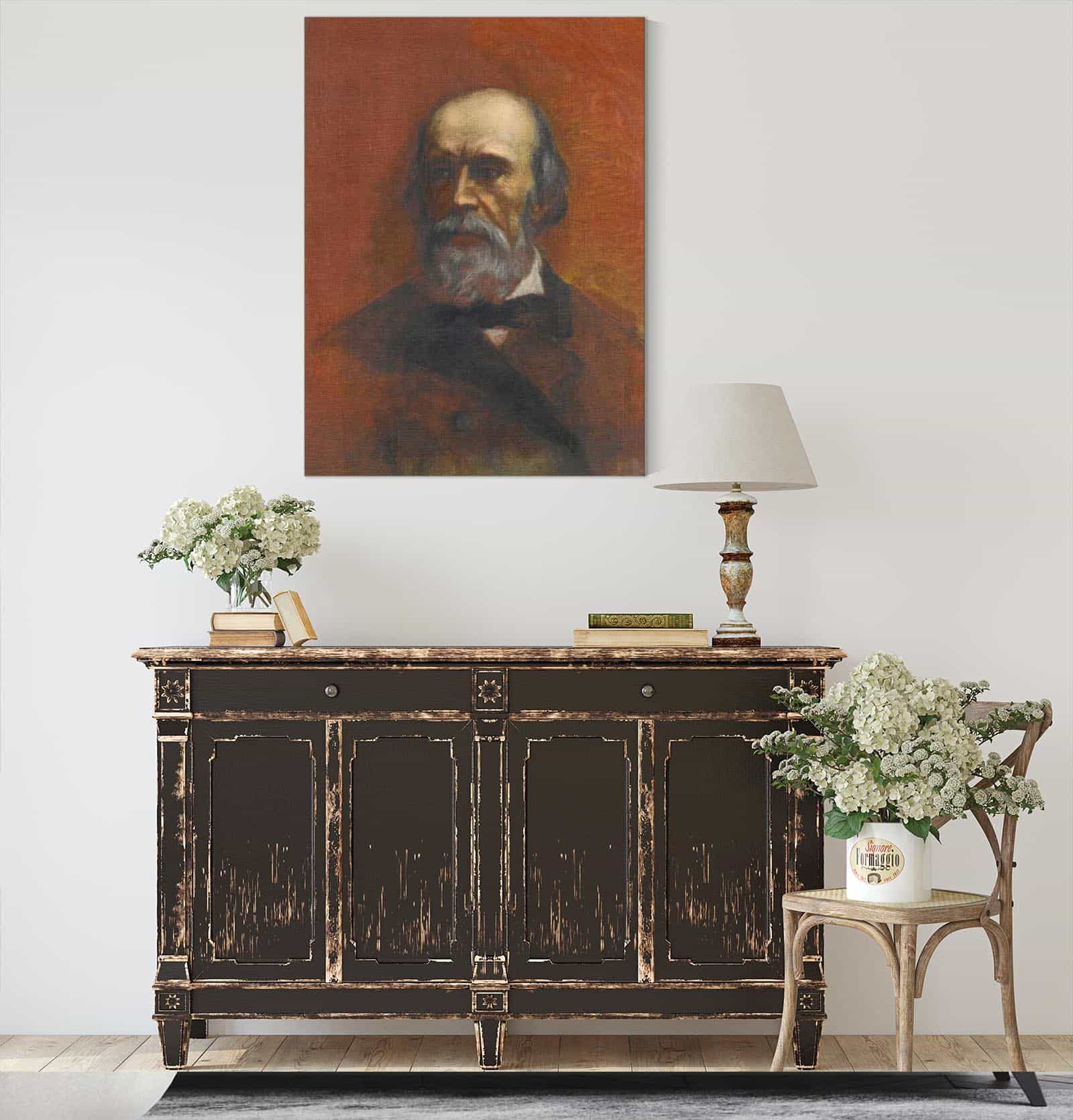 Portrait Of A Man Said To Be Walerjan Zawisza Linkowiec by Henryk Siemiradzki