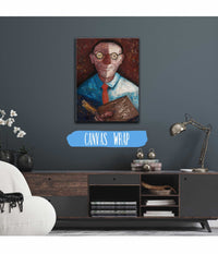 Portrait Of A Man With A Palette Jacques Gotkowski by Tadeusz Makowski