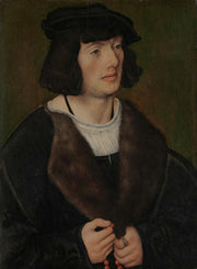 Portrait Of A Man With A Rosary by Lucas Cranach The Elder