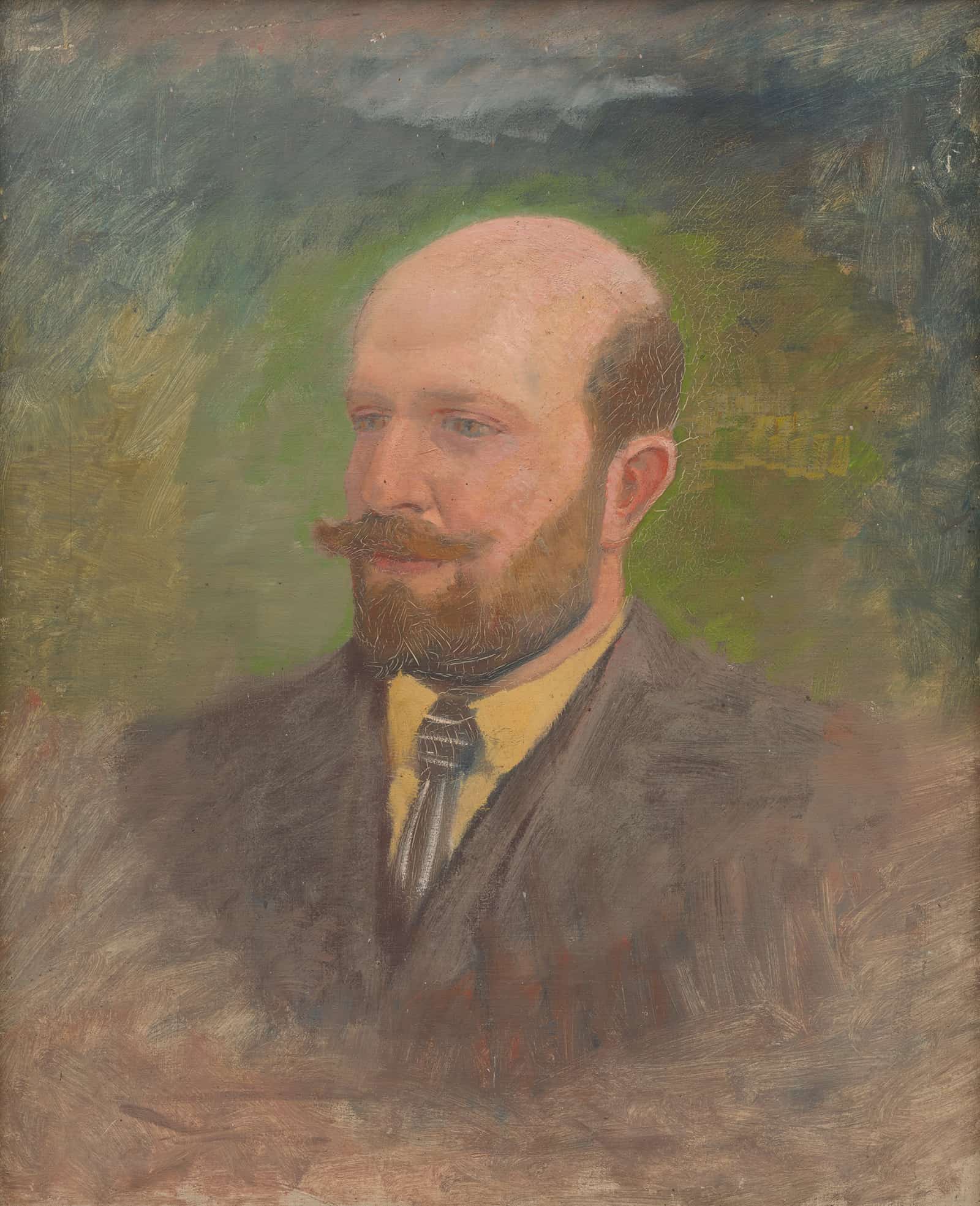 Portrait Of A Man With A Tie   by Ladislav Mednyanszky