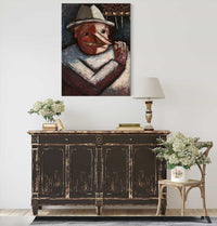 Portrait Of A Man With Pipes by Tadeusz Makowski