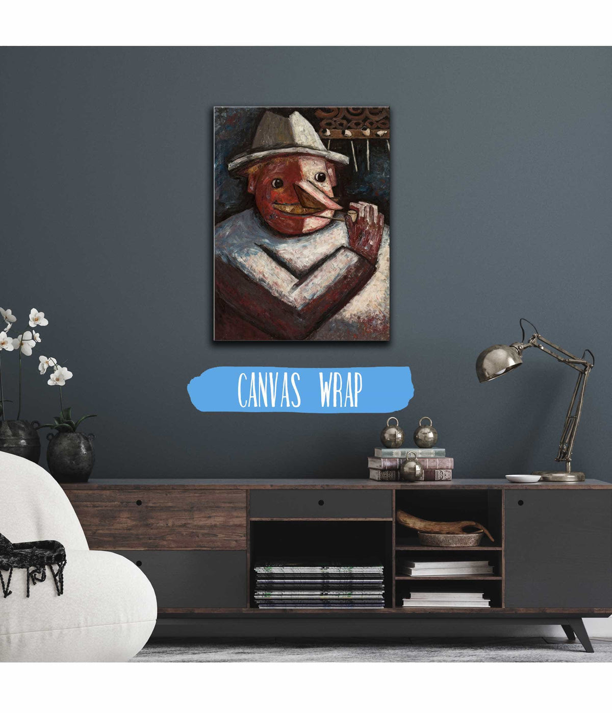 Portrait Of A Man With Pipes by Tadeusz Makowski