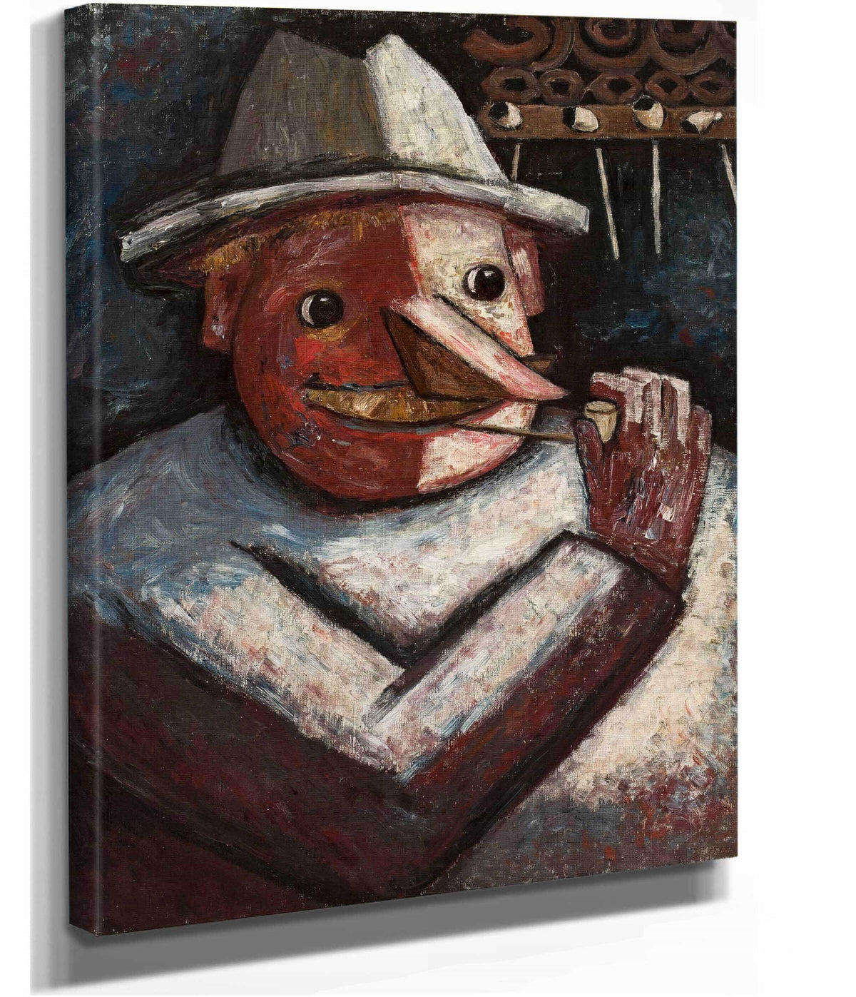 Portrait Of A Man With Pipes by Tadeusz Makowski