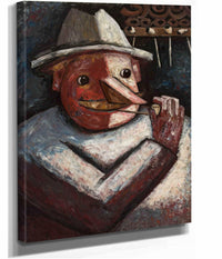 Portrait Of A Man With Pipes by Tadeusz Makowski