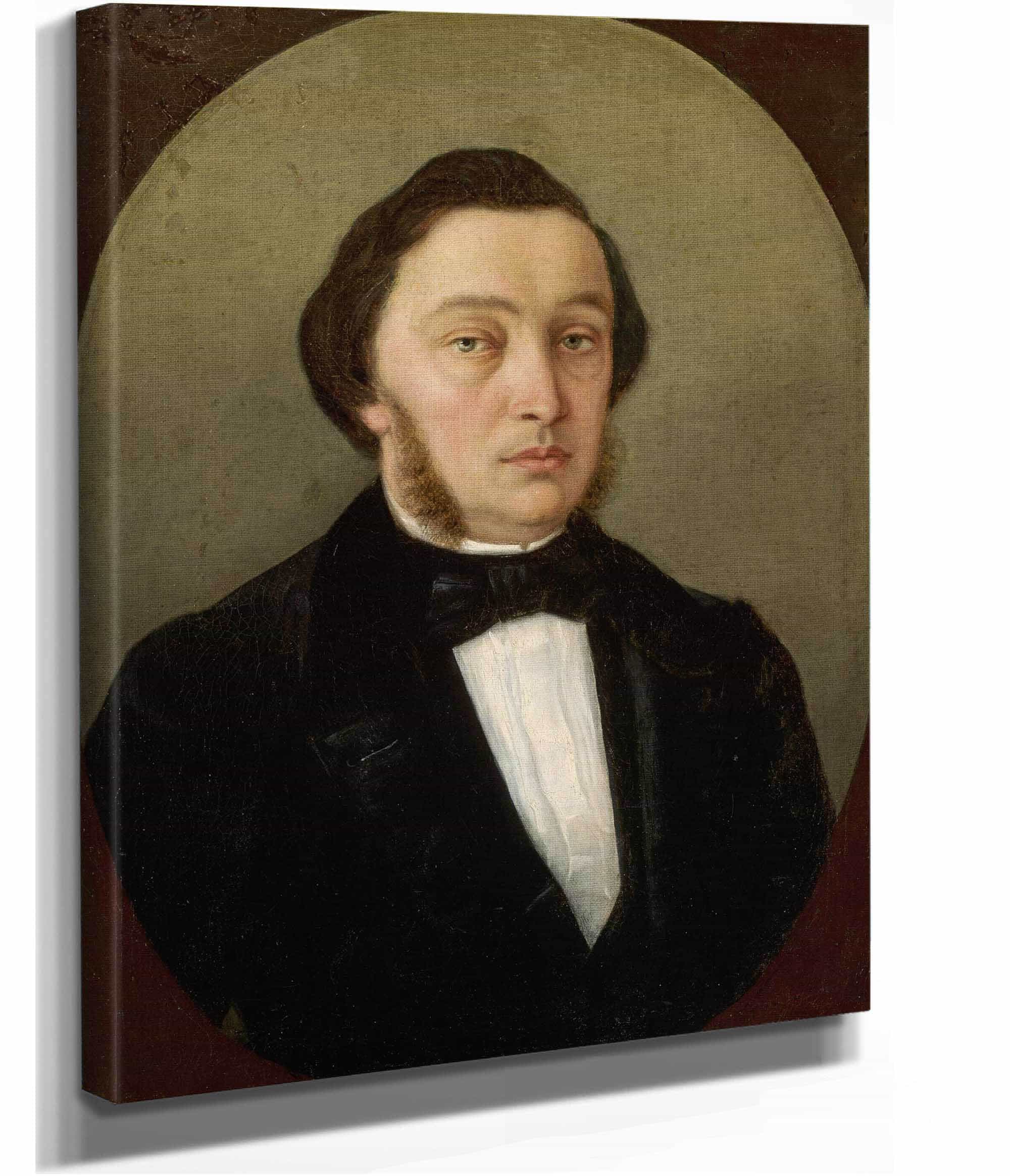 Portrait Of A Man With Side Whiskers by Henryk Siemiradzki