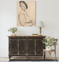 Portrait Of A Mother by Zygmunt Waliszewski