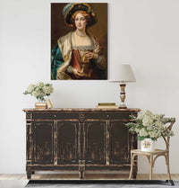 Portrait Of A Noblewoman by Cesare Auguste Detti