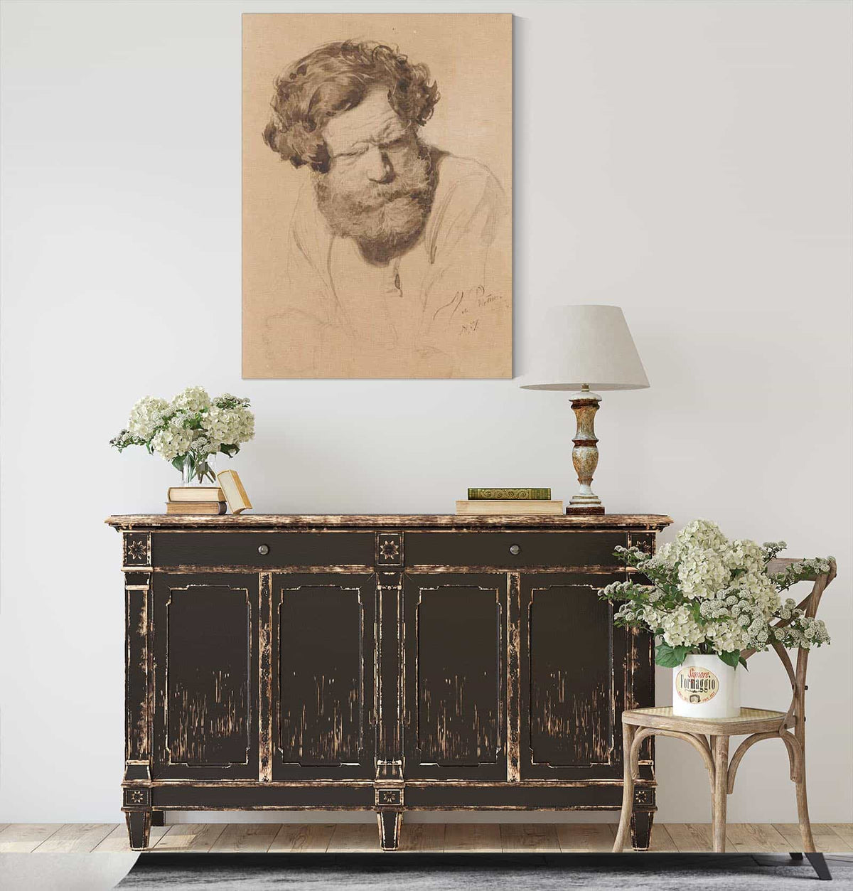 Portrait Of A Russian Peasant by Ilya Efimovich Repin