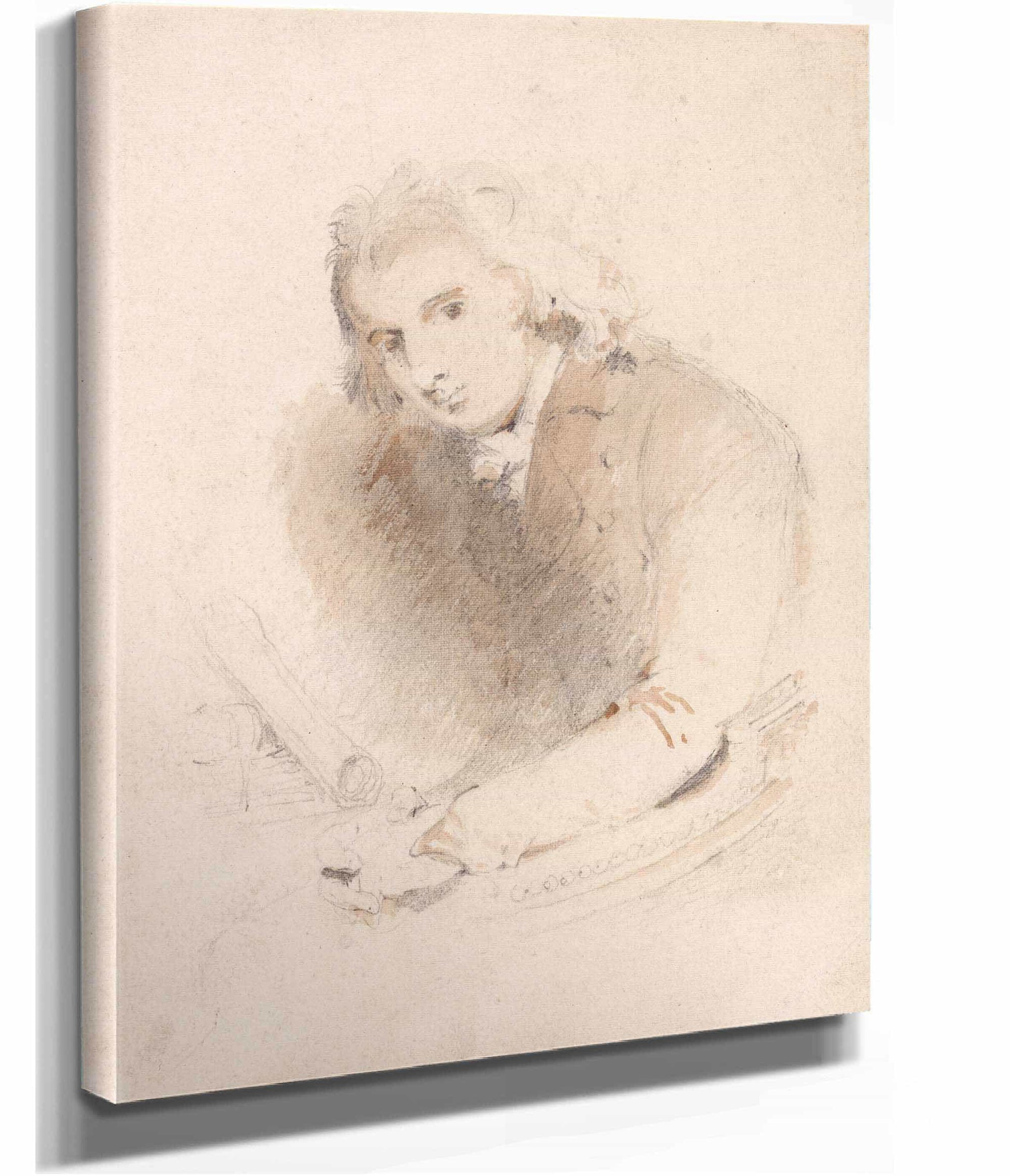 Portrait Of A Scholar by John Sell Cotman