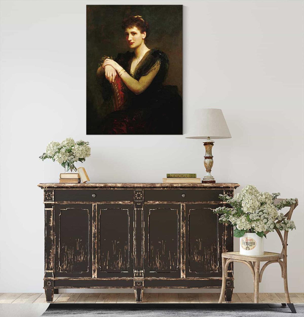 Portrait Of A Seated Lady by James Sant