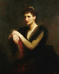 Portrait Of A Seated Lady by James Sant