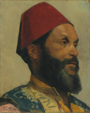 Portrait Of A Turkish Man by Edwin Lord Weeks