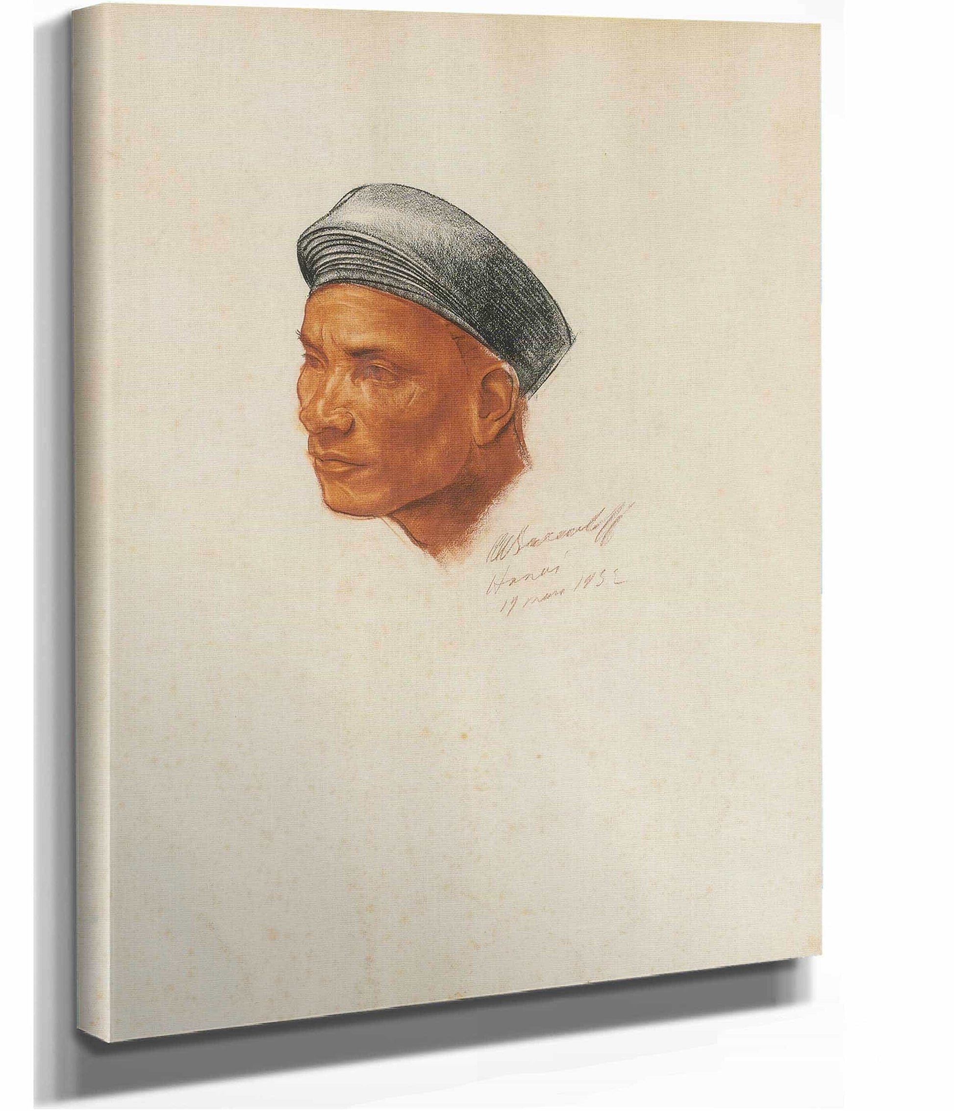 Portrait Of A Vietnamese Man by Alexander Evgenievich Yakovlev