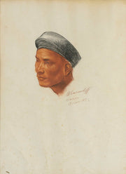 Portrait Of A Vietnamese Man by Alexander Evgenievich Yakovlev