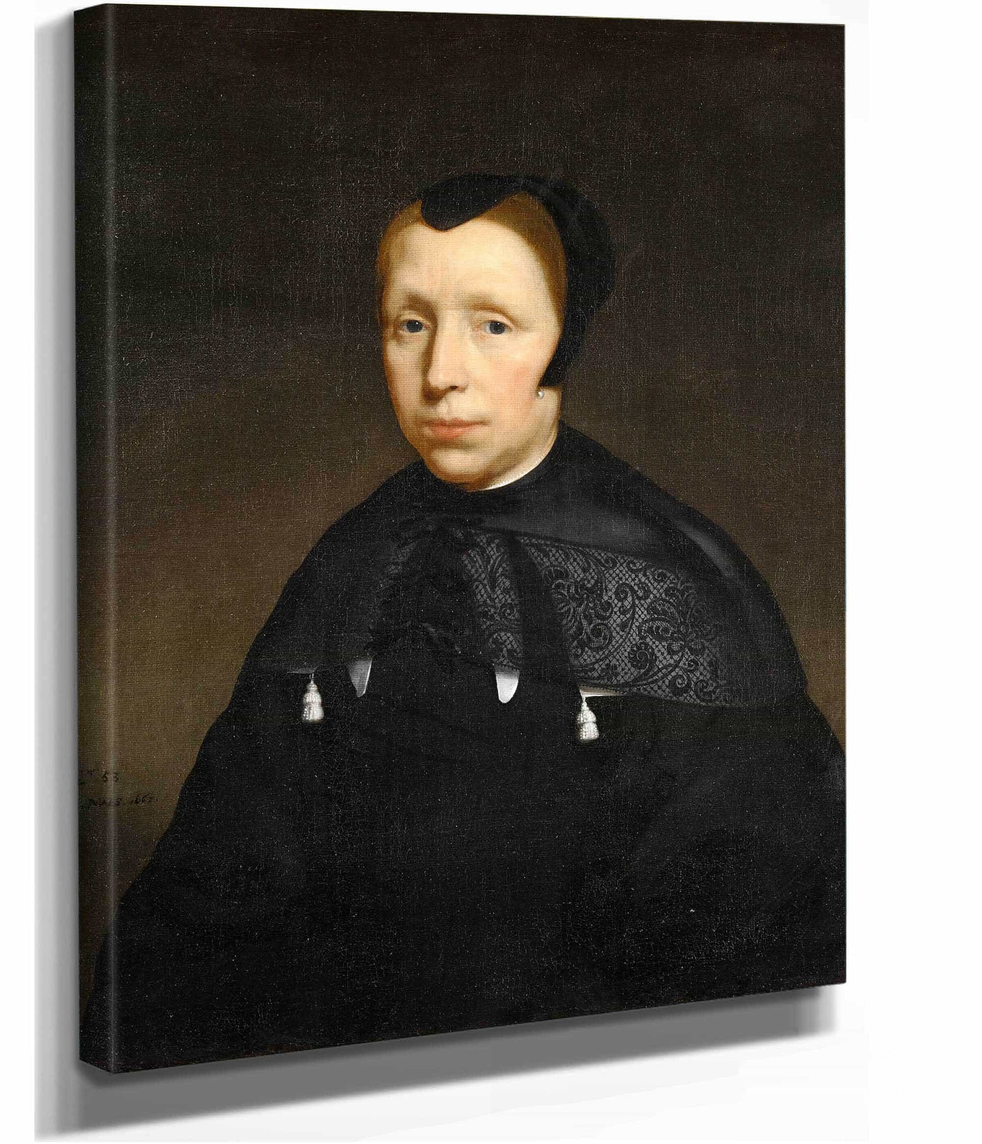 Portrait Of A Widow by Nicolaes Maes
