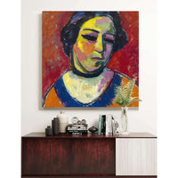 Portrait Of A Woman by Alexej Von Jawlensky