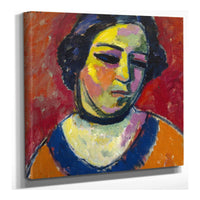 Portrait Of A Woman by Alexej Von Jawlensky