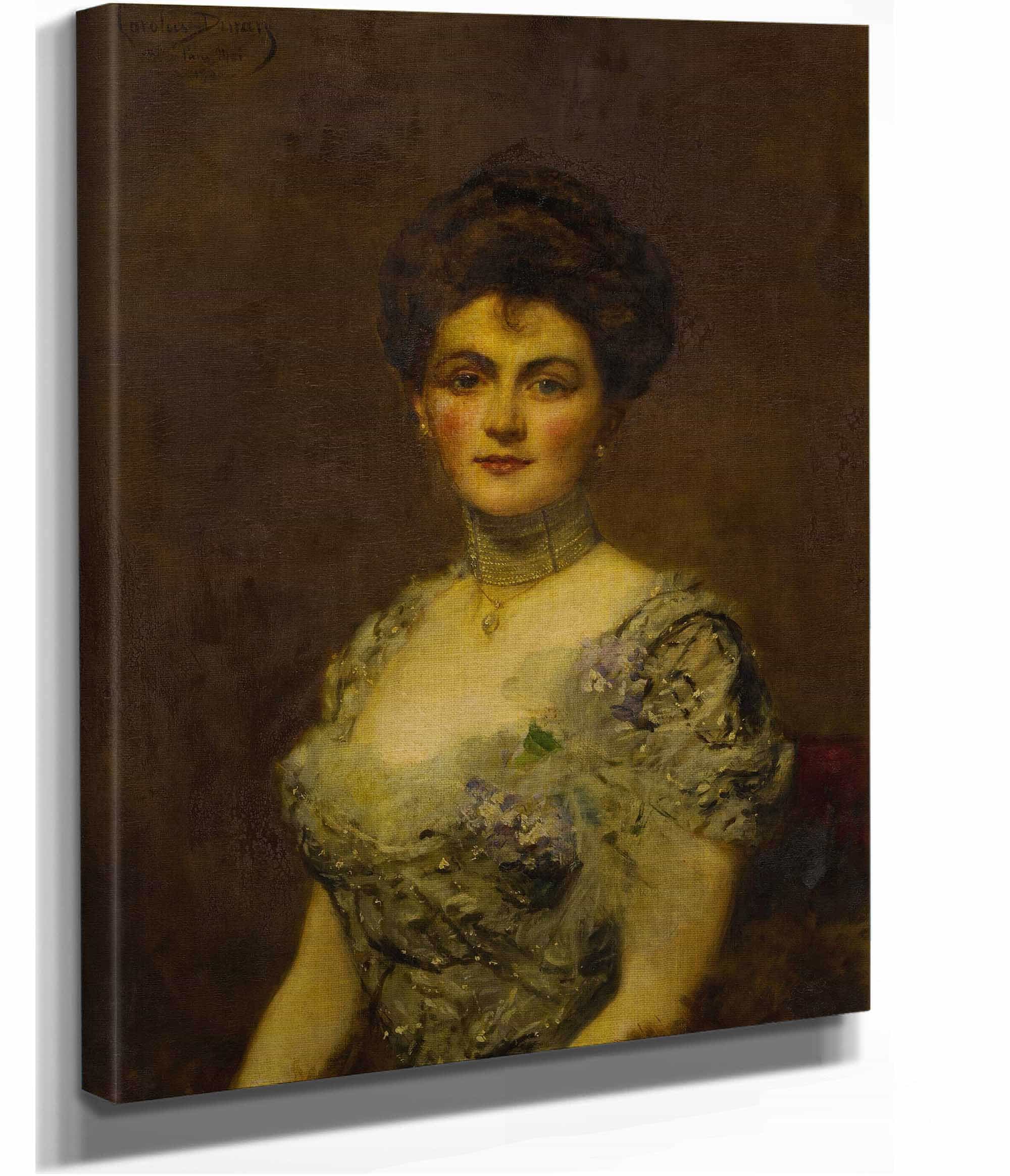 Portrait Of A Woman by Carolus Duran
