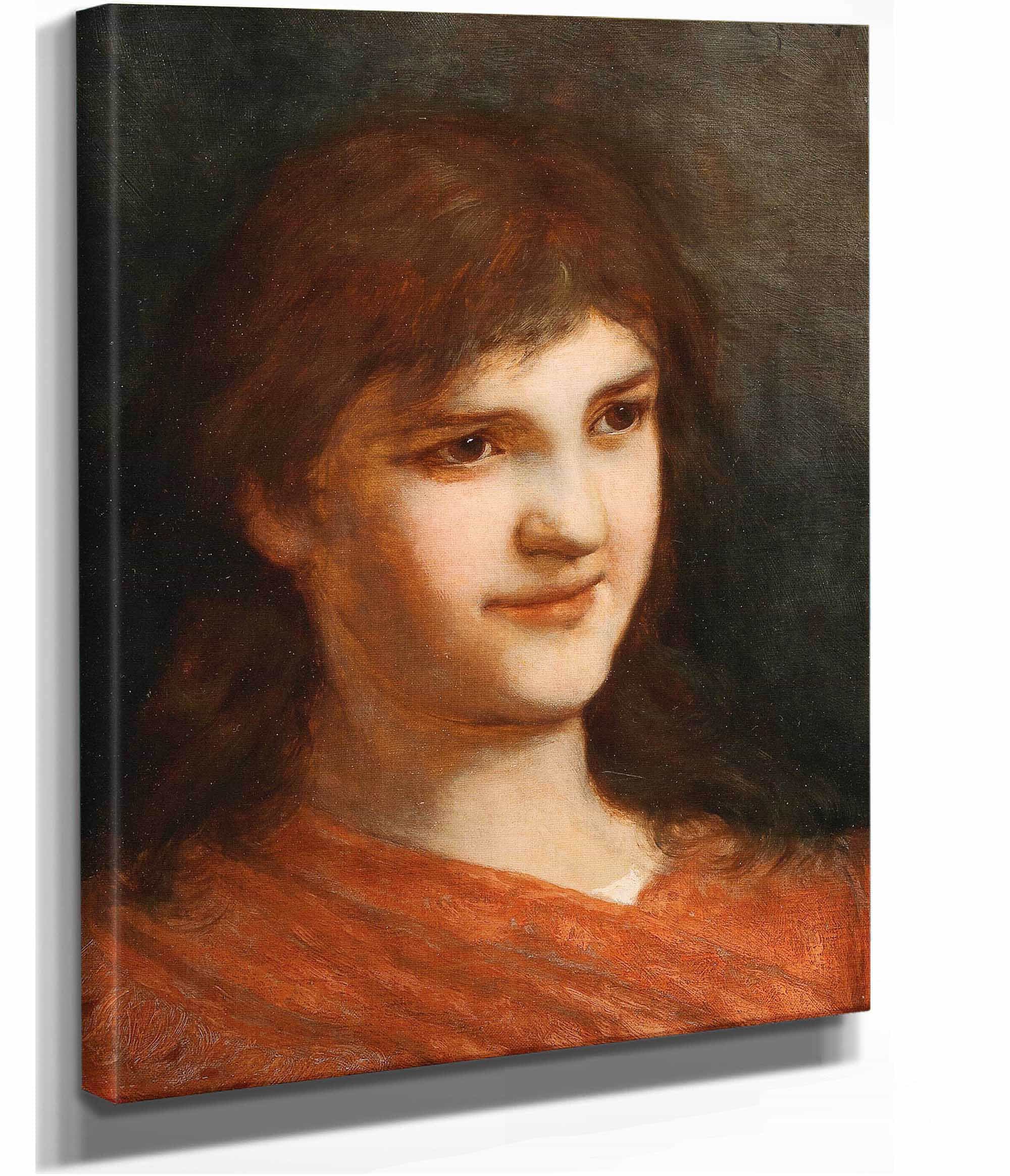 Portrait Of A Woman by Gabriel Von Max