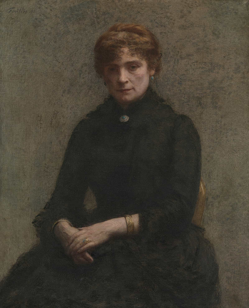 Portrait Of A Woman by Henri Fantin Latour