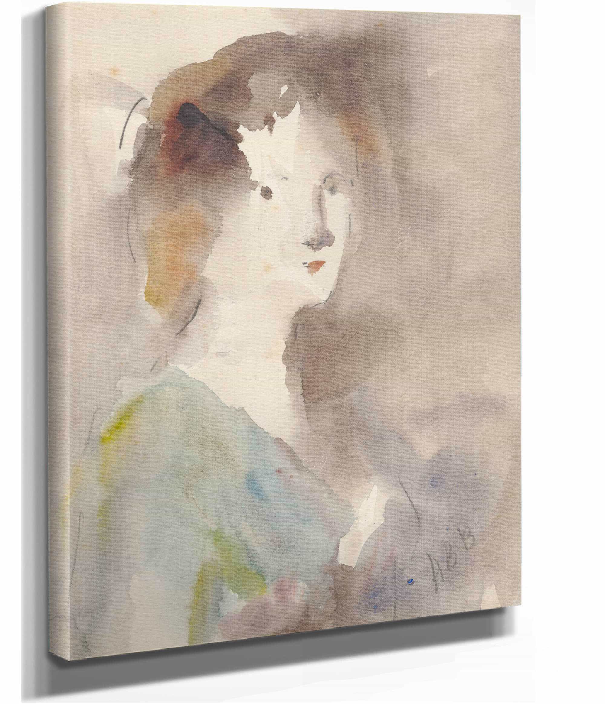 Portrait Of A Woman by Hercules Brabazon Brabazon