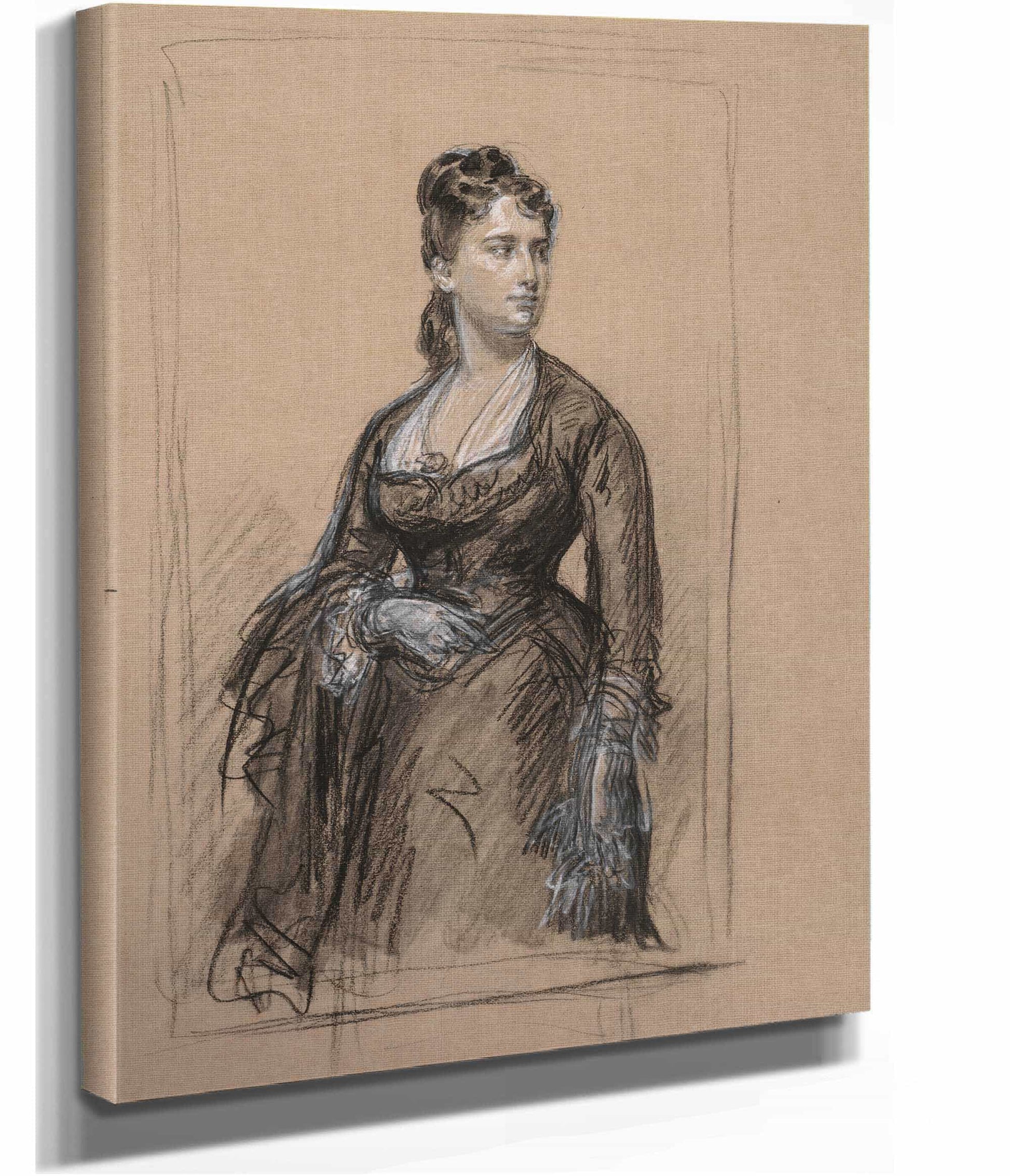 Portrait Of A Woman by Isidore Pils