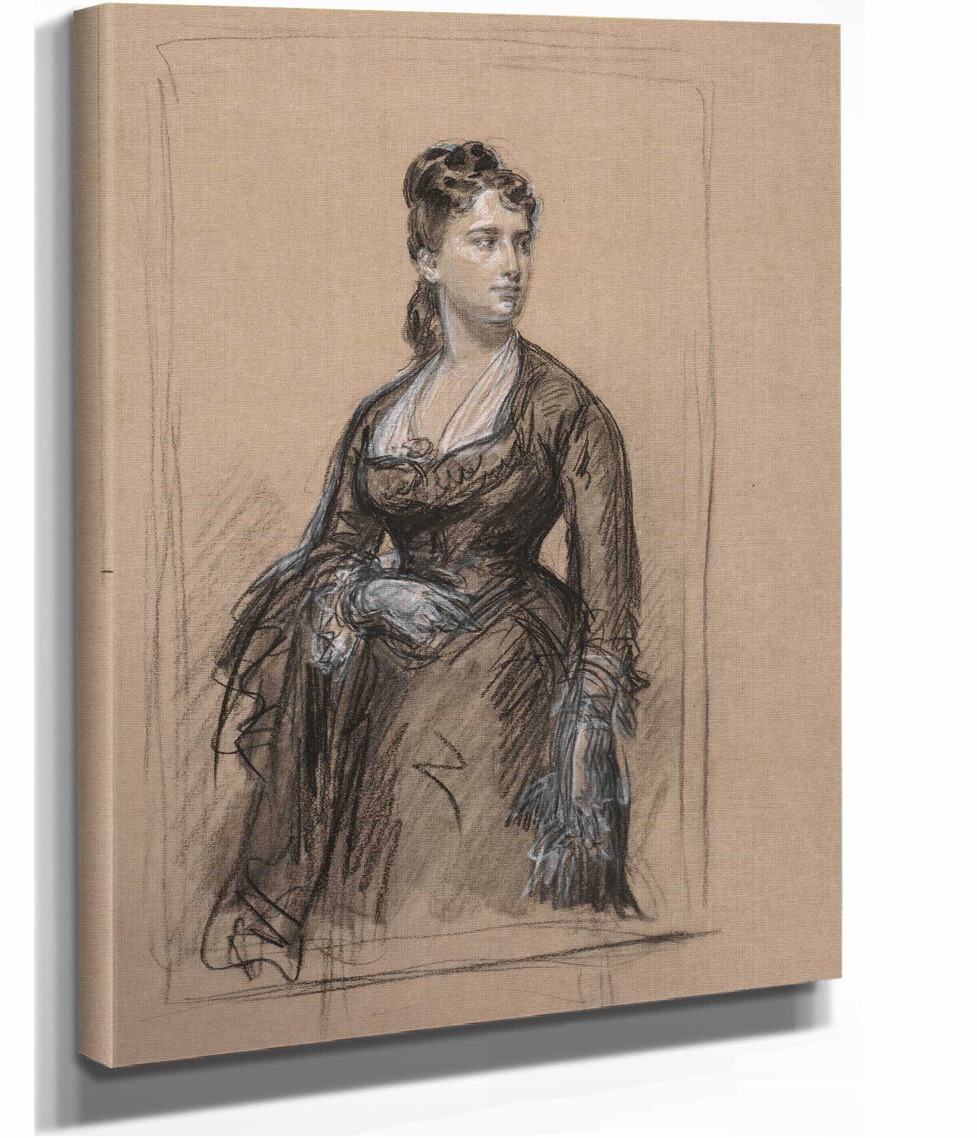 Portrait Of A Woman by Isidore Pils