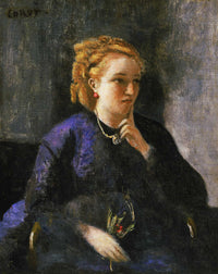 Portrait Of A Woman by Jean Baptiste Camille Corot