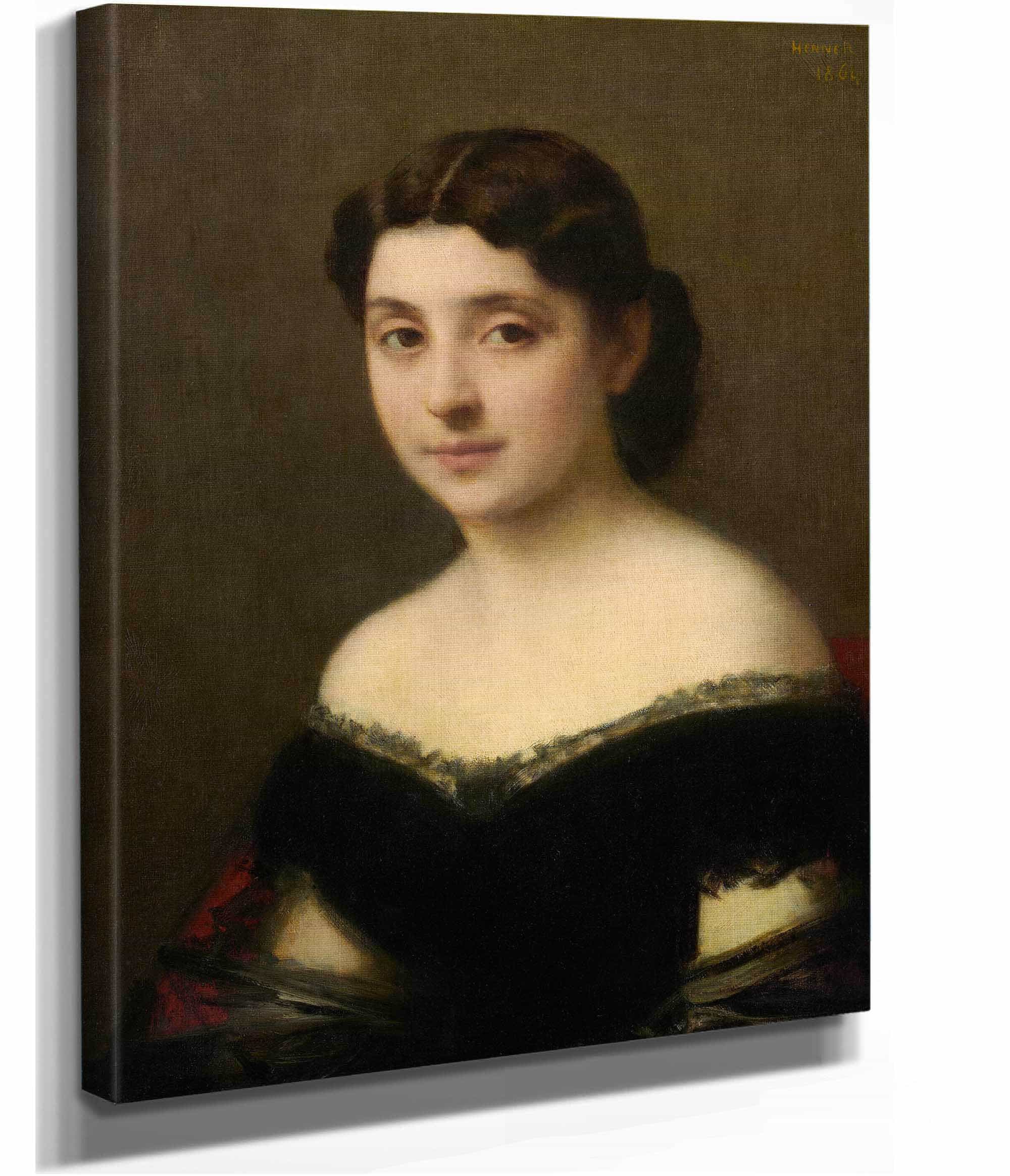 Portrait Of A Woman by Jean Jacques Henner