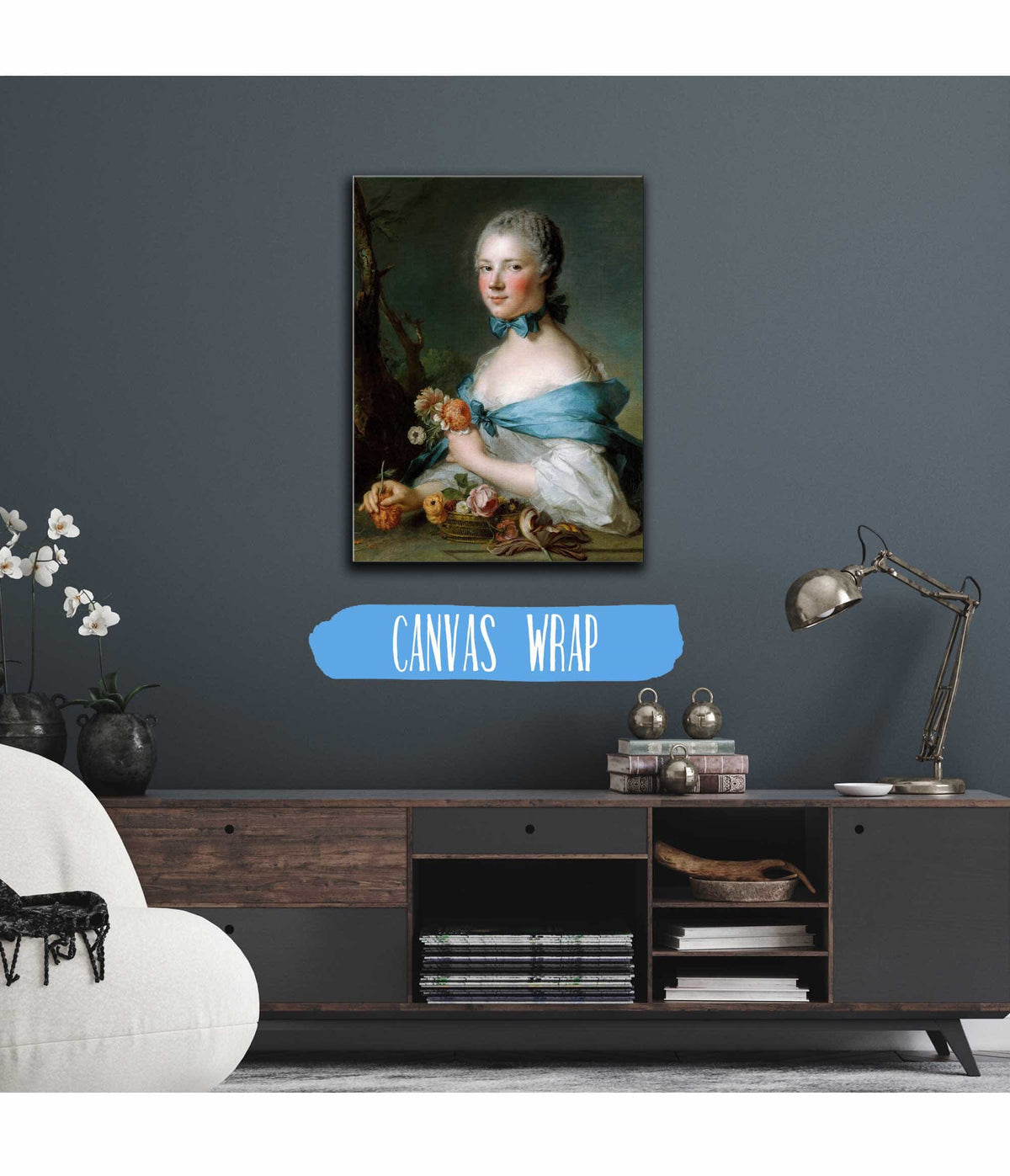 Portrait Of A Woman by Jean Marc Nattier