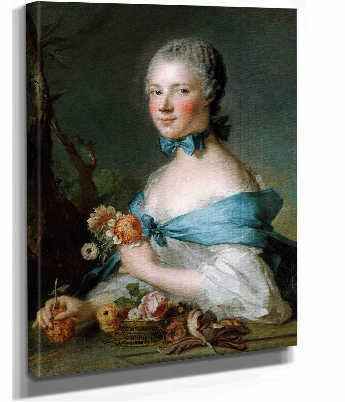 Portrait Of A Woman by Jean Marc Nattier