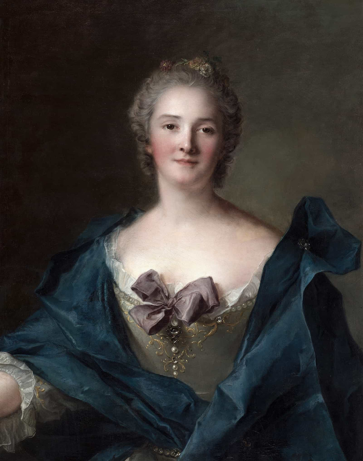 Portrait Of A Woman by Jean Marc Nattier
