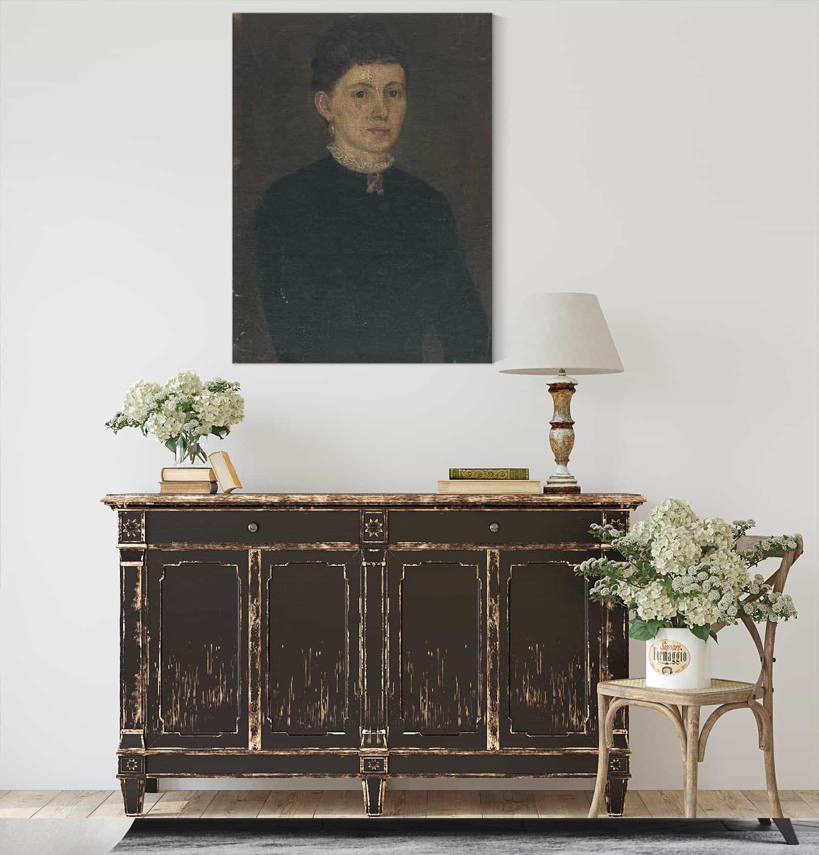 Portrait Of A Woman  by Jozef Hanula