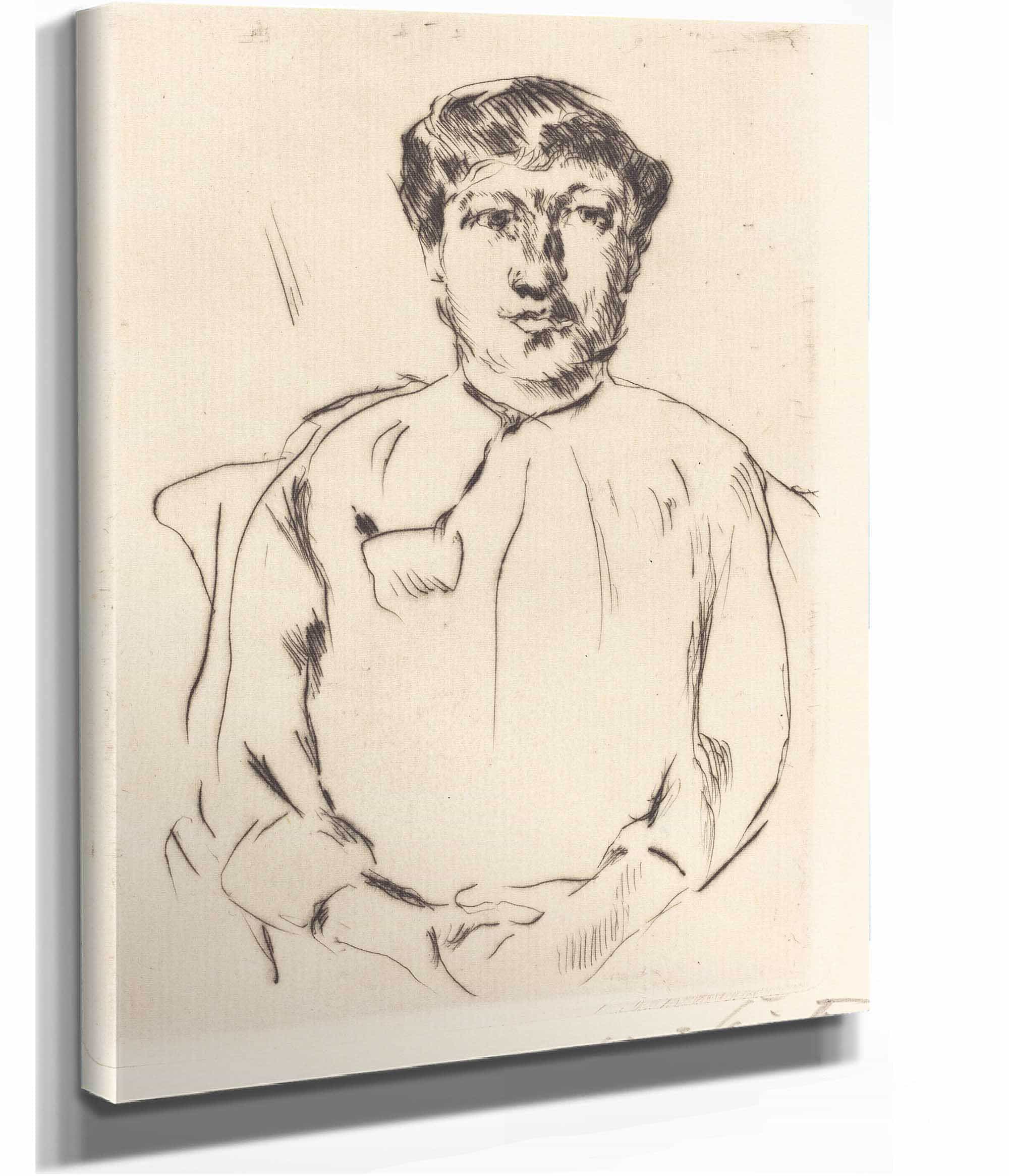 Portrait Of A Woman by Lovis Corinth