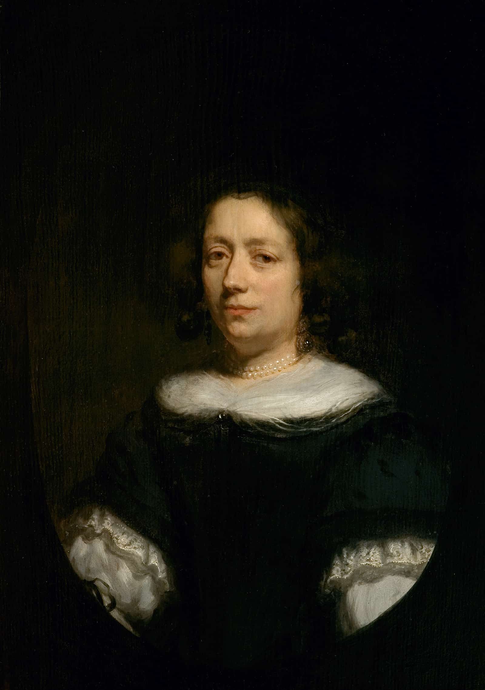 Portrait Of A Woman  by Nicolaes Maes