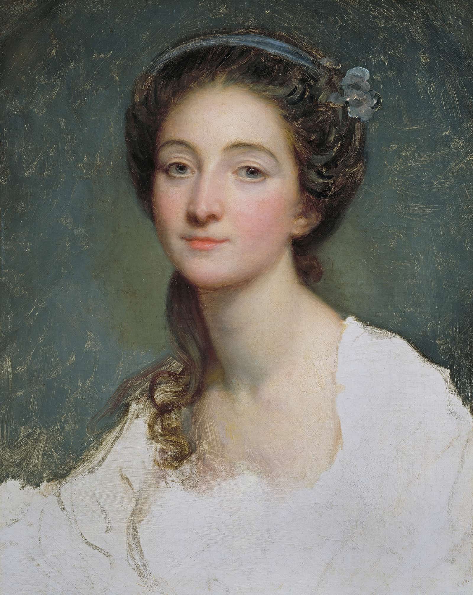 Portrait Of A Woman S by Jean Baptiste Greuze