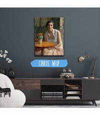 Portrait Of A Woman With Cactus by Frederick Carl Frieseke