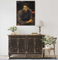 Portrait Of A Worker by Ilya Efimovich Repin