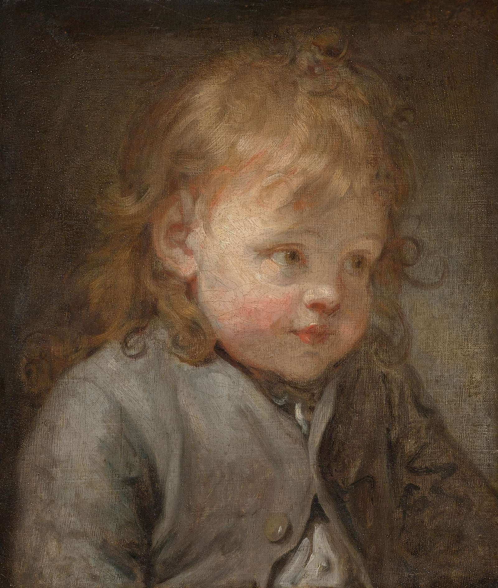 Portrait Of A Young Boy by Jean Baptiste Greuze