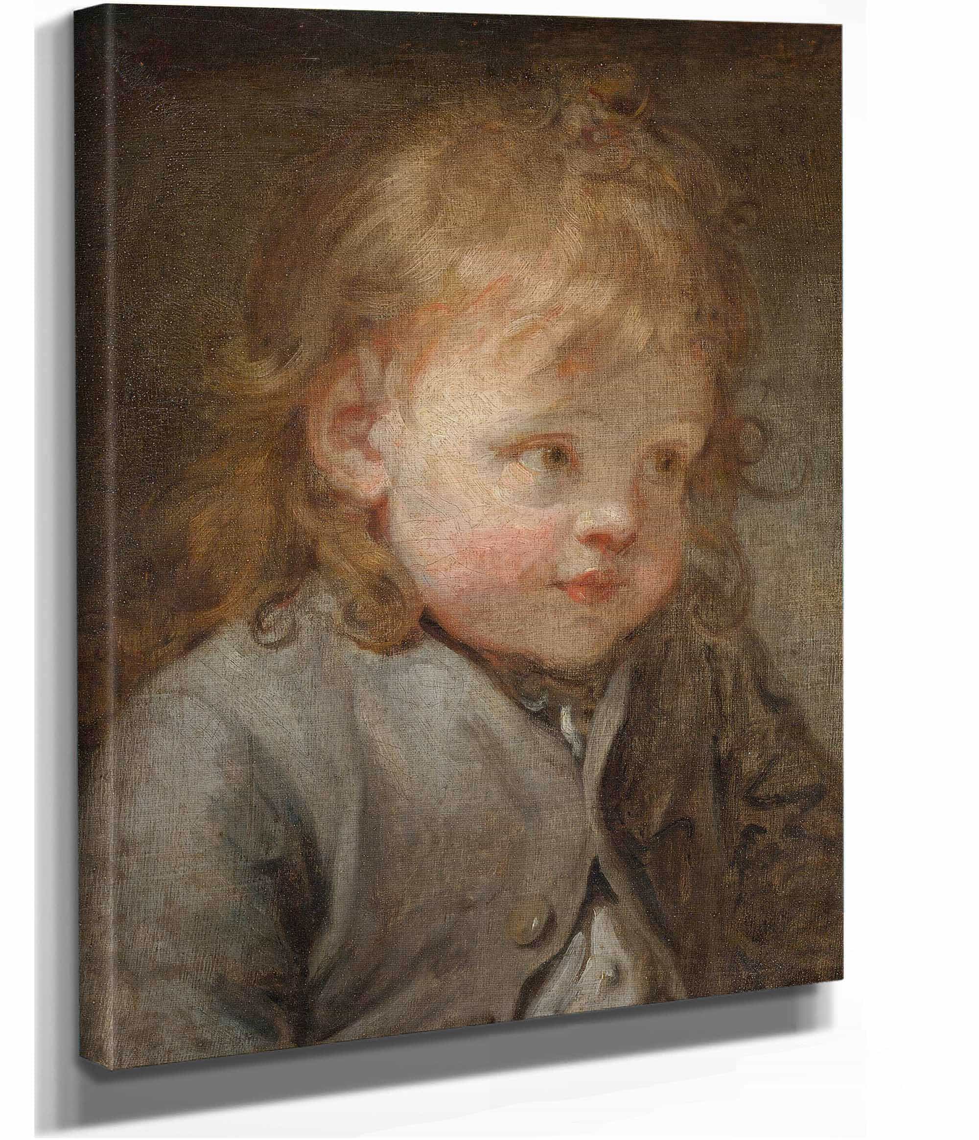 Portrait Of A Young Boy by Jean Baptiste Greuze