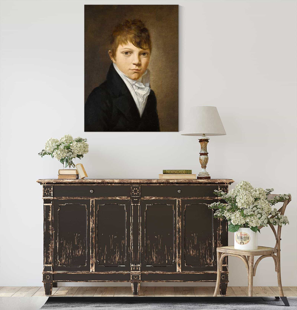 Portrait Of A Young Boy by Louis Leopold Boilly