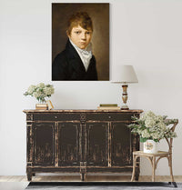 Portrait Of A Young Boy by Louis Leopold Boilly