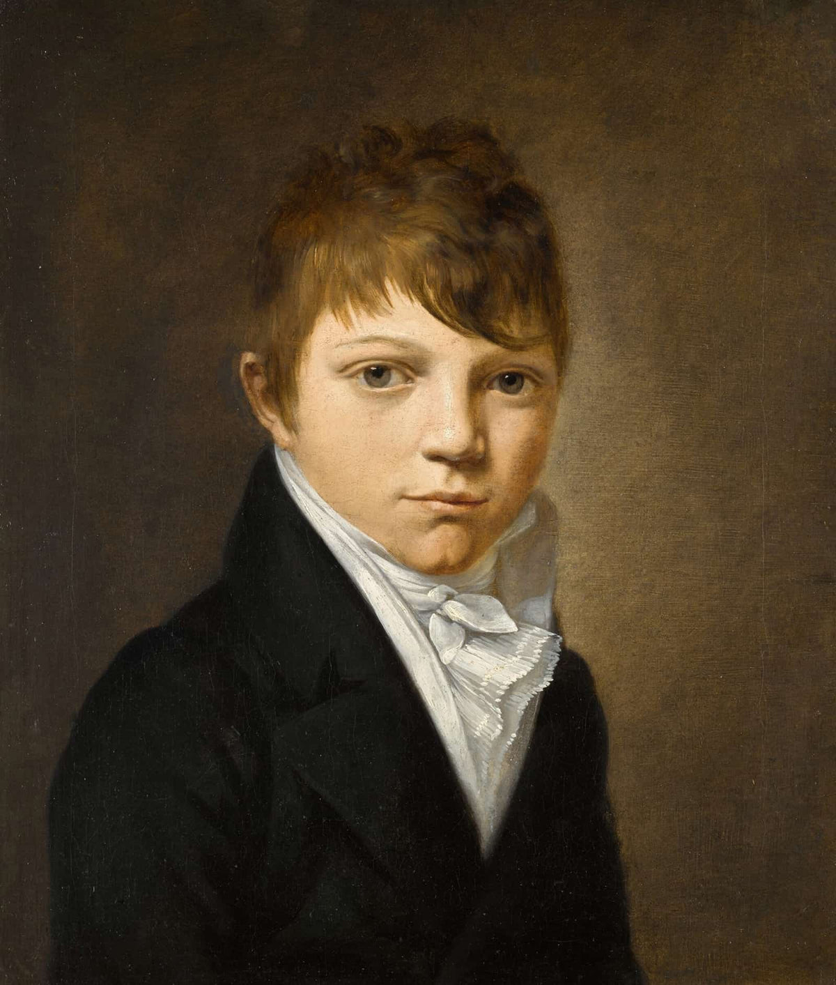 Portrait Of A Young Boy by Louis Leopold Boilly