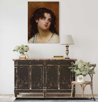 Portrait Of A Young Child by Leon Jean Basile Perrault