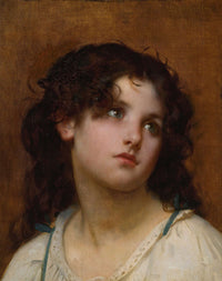 Portrait Of A Young Child by Leon Jean Basile Perrault