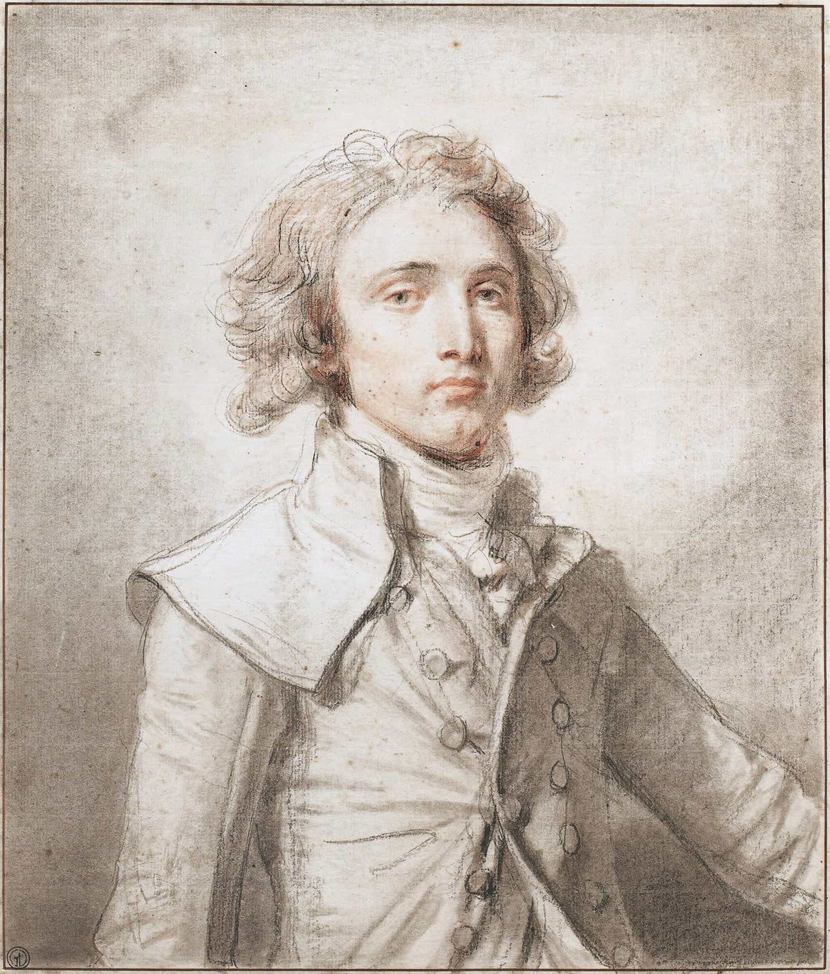 Portrait Of A Young Gentleman by Jean Baptiste Greuze