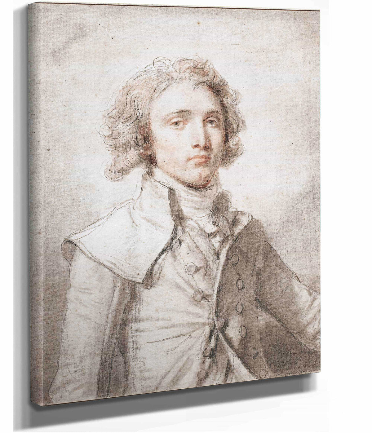 Portrait Of A Young Gentleman by Jean Baptiste Greuze
