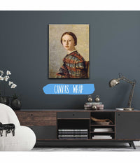 Portrait Of A Young Girl Or by Jean Baptiste Camille Corot