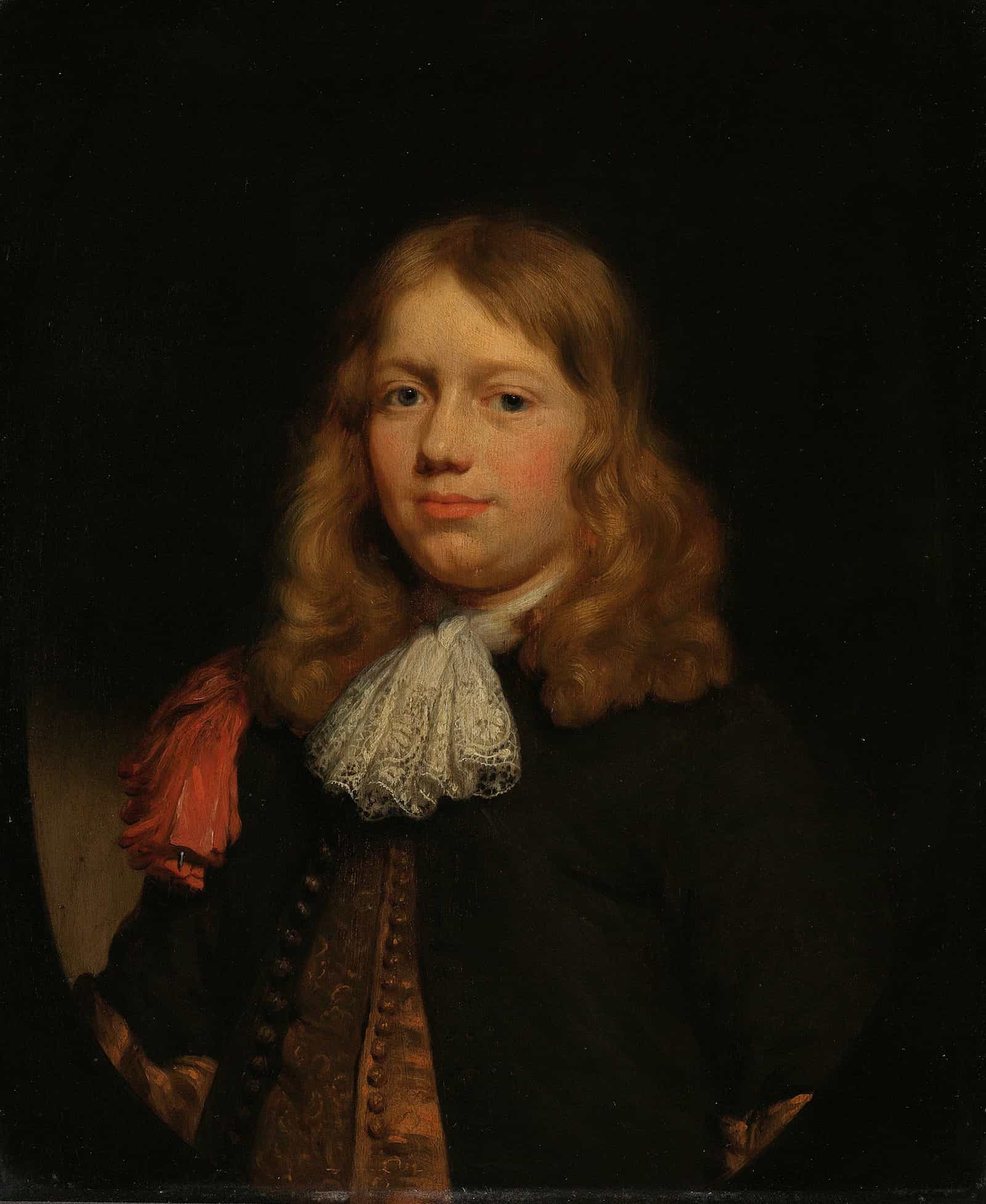 Portrait Of A Young Man  by Nicolaes Maes