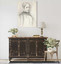 Portrait Of A Young Mrs Abbey by Edwin Austin Abbey